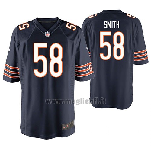 Maglia NFL Game Chicago Bears Roquan Smith Navy